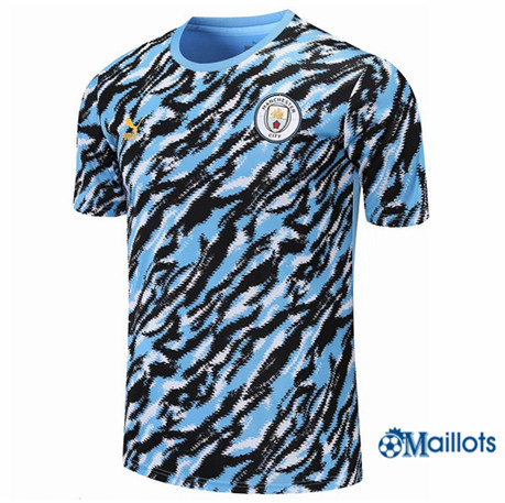 Grossiste Maillot de football Manchester City Pre-Match training 2021-2022