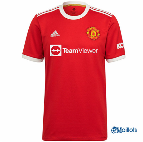 Grossiste Maillot Foot Manchester United Domicile 2021-2022