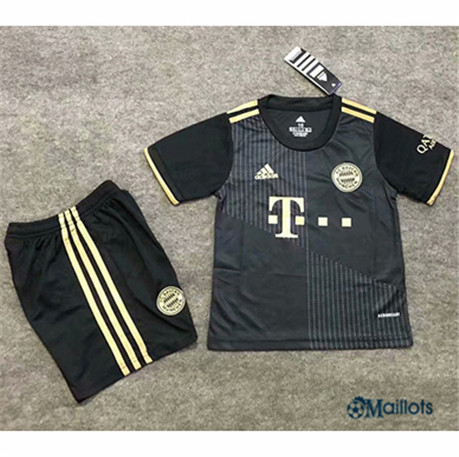 Grossiste Maillot foot Bayern Munich Enfant Exterieur 2021 2022