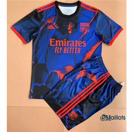 Grossiste Maillot foot Lyon 4th Enfant 2021 2022