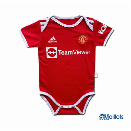 Grossiste Maillot foot Manchester United baby Domicile 2021 2022