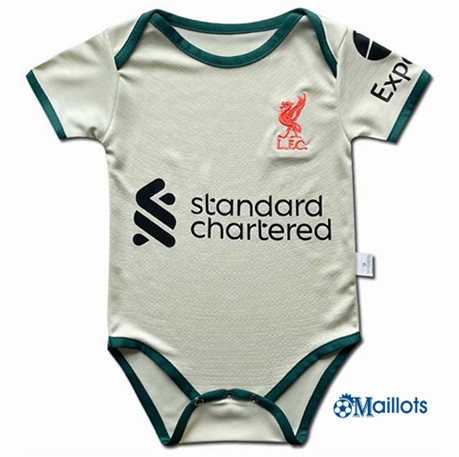 Grossiste Maillot Football Liverpool Exterieur Bébé & Enfant 2021 2022