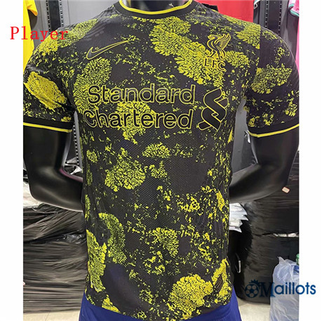 Grossiste Maillot foot Player Liverpool vert 2020 2021
