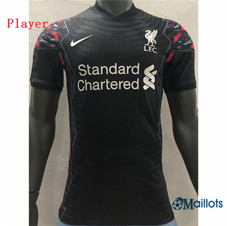 Grossiste Maillot foot Player Liverpool édition spéciale Noir 2020 2021