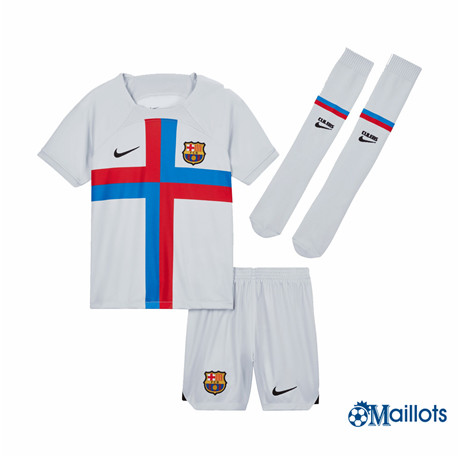 Grossiste Maillot foot FC Barcelone Exterieur Enfant 2022-2023 om8068