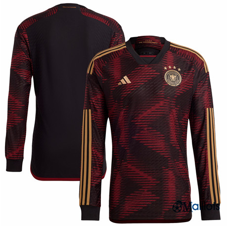 omaillots Maillot foot Allemagne Exterieur Manche Longue 2022-2023 Flocage