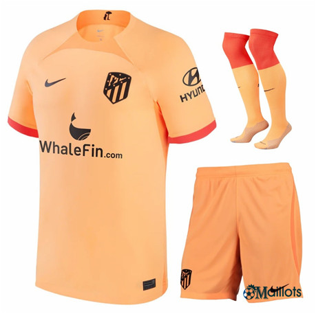 omaillots: Grossiste maillot foot Atletico Madrid Enfant Third 2022 2023 Thailande