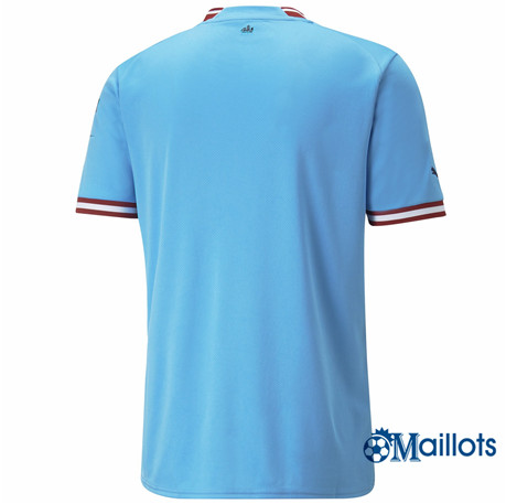 Grossiste omaillots Maillot Foot Manchester City Domicile 2022 2023