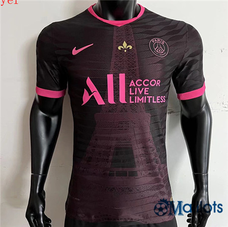 Grossiste omaillots Maillot Foot Player Paris PSG Training Noir 2022 2023