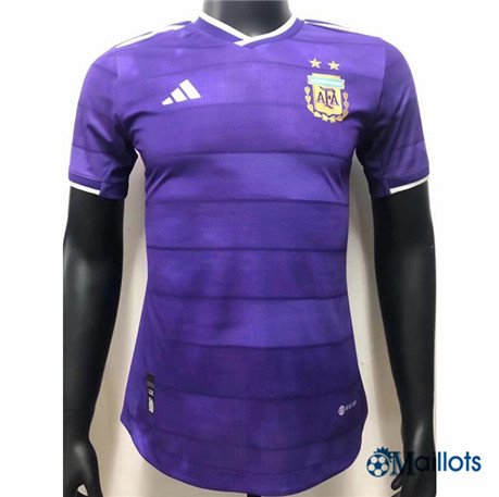 omaillots Maillot de football Player Argentine Violet 2022 2023 om336