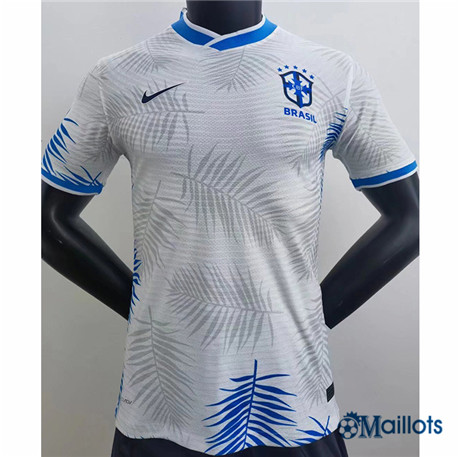 omaillots Maillot de football Player Brésil Blanc 2022 2023 om340