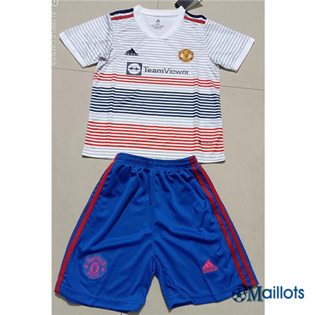 omaillots Maillot de Manchester United Ensemble Foot Enfant Exterieur 2022 2023 om164