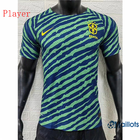 Grossiste Maillot foot Brésil pre-match Player 2022-2023