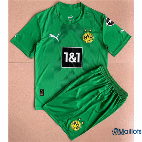 Grossiste Maillot foot Borussia Dortmund Enfant Gardien De But Vert 2022-2023