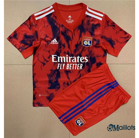 Grossiste Maillot foot Olympique Lyonnais Enfant Exterieur 2022-2023