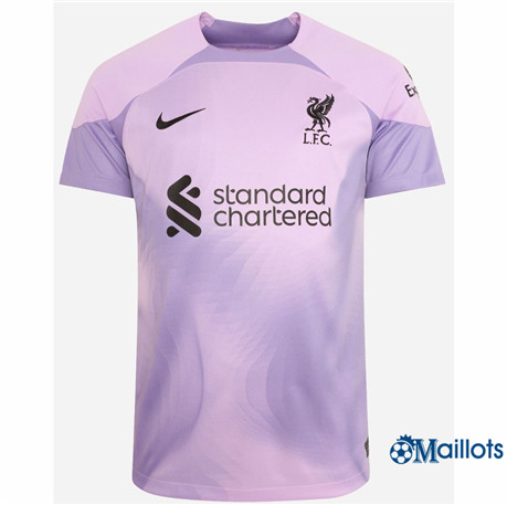 Grossiste Maillot foot FC Liverpool Domicile Portero Violeta 2022-2023
