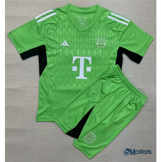 Maillot football Bayern Munich Ensemble Enfant & Junior Gardien de but Vert 2023 2024