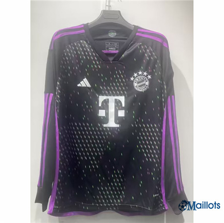 Maillot football Bayern Munich Exterieur Manche Longue 2023 2024 omN097