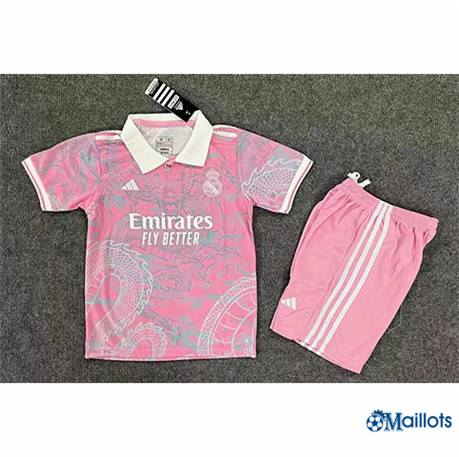 Maillot football Real Madrid Enfant Rose 2023 2024 omN033