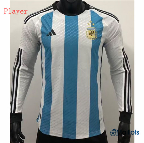 Grossiste Maillot de football Argentine Player Domicile 3 star Manche Longue 2022-2023 om9158