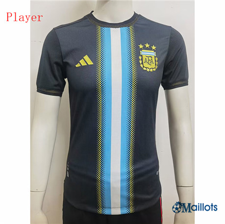 Grossiste Maillot de football Argentine Player 3 étoiles Especial Noir 2022-2023 om9159