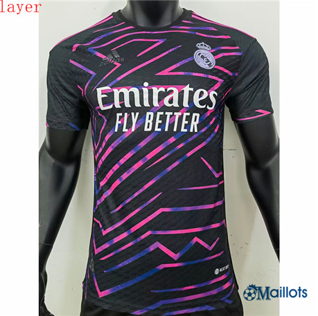 Grossiste Maillot de football Real Madrid Player Noir/Rouge 2023-2024 om9072