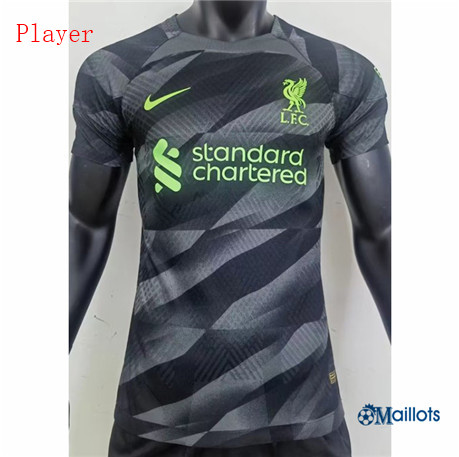 Omaillots maillot de football FC Liverpool Player Gardien de but Gris 2023 2024