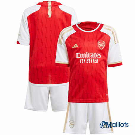 Grossiste Maillot foot Arsenal Enfant Domicile 2023-2024