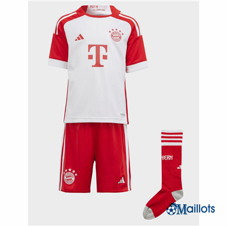 Grossiste Maillot foot Bayern Munich Enfant Domicile 2023-2024