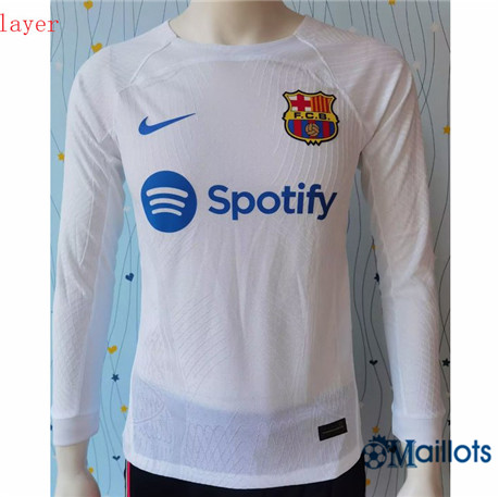 Grossiste Maillot football FC Barcelone player Exterieur Manche Longue 2023-2024