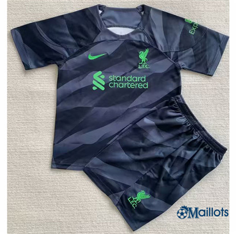 Grossiste Maillot foot FC Liverpool Enfant Gardien de but 2023-2024