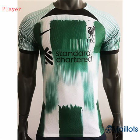 Grossiste Maillot foot FC Liverpool Player Spécial Vert/Blanc 2023-2024