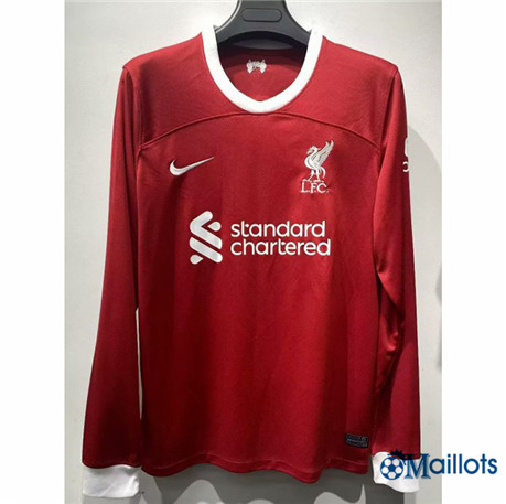 Grossiste Maillot football FC Liverpool Domicile Manche Longue 2023-2024