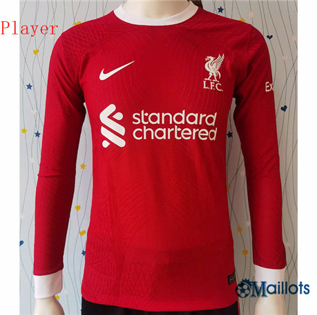 Grossiste Maillot foot FC Liverpool Player Domicile Manche Longue 2023-2024