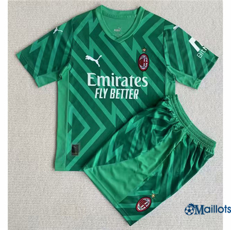 Grossiste Maillot foot Milan AC Enfant Vert 2023-2024