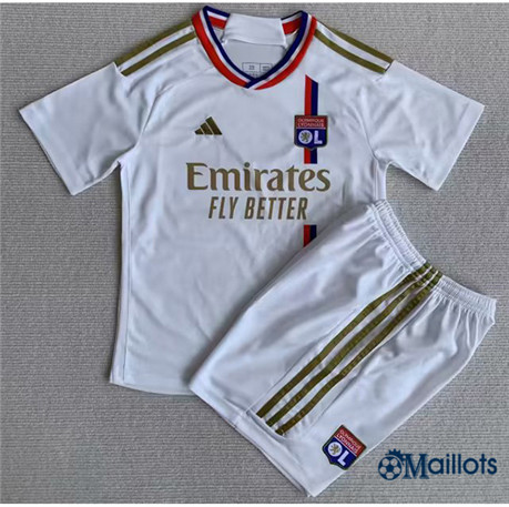 Grossiste Maillot football Olympique Lyonnais Enfant Domicile 2023-2024