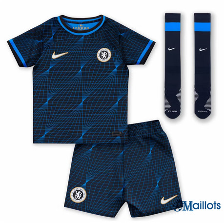 Grossiste omaillots Maillot Foot Chelsea Enfant Exterieur 2023-2024 om186