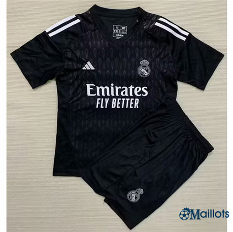 Flocage omaillots Maillot Foot Real Madrid Enfant Gardien de but Noir 2023-2024 om169