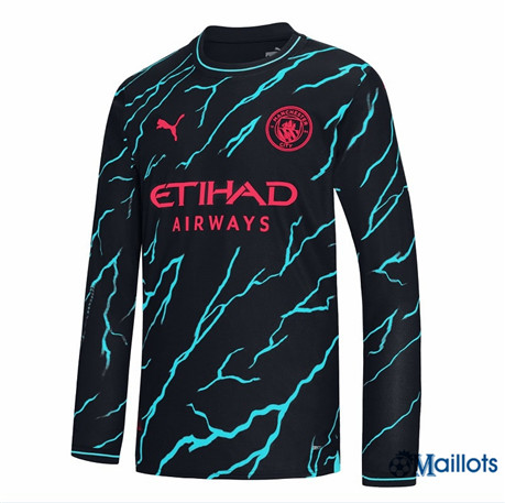 Flocage omaillots Maillot Foot Manchester City Exterieur Manche Longue 2023-2024 om99