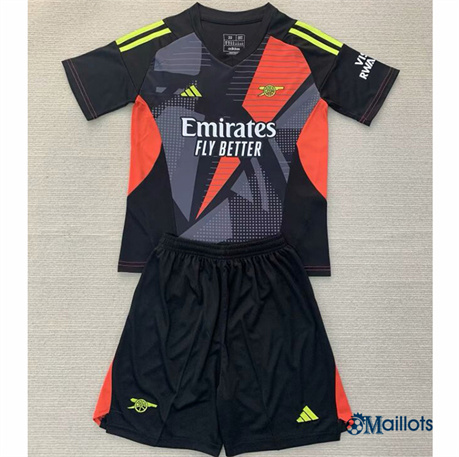 Flocage Maillot foot Arsenal Enfant Gardien de but Noir 2024-2025