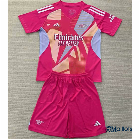 Grossiste Maillot football Arsenal Enfant Gardien de but 2024-2025