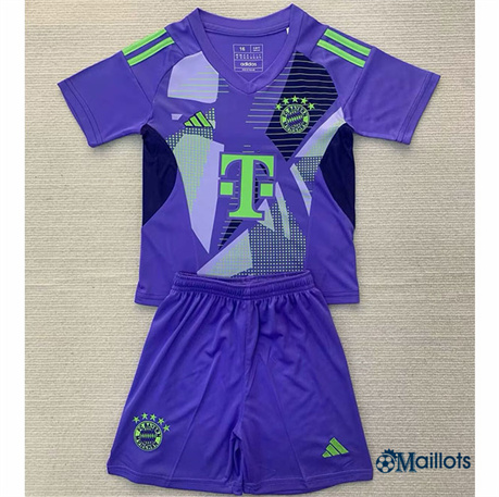 Nouveau Maillot football Bayern Munich Enfant Gardien De But Violet 2024-2025