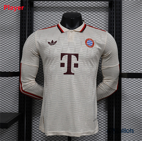 Maillot foot Bayern Munich Player Exterieur Manche Longue 2024-2025