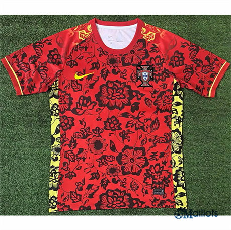 Maillot foot Portugal Édition spéciale Rouge Flower 2024-2025