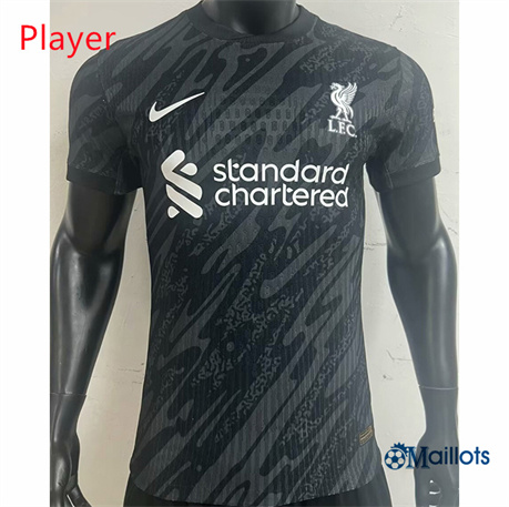 Maillot football FC Liverpool Player Gardien de but Noir 2024-2025 OM3186