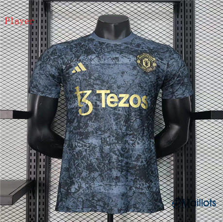 Maillot football Manchester United Player Noir/Gris 2024-2025 OM3201