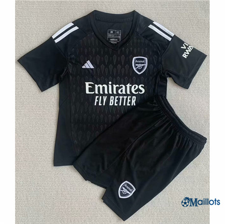 Maillot foot Arsenal Enfant Maillot football Gardien de but Noir 2023-2024 OM3276