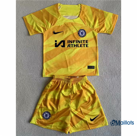 Maillot foot Chelsea FC Enfant Maillot football Gardien de but Jaune 2023-2024 OM3323