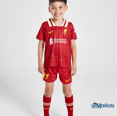 Maillot foot Liverpool Enfant Domicile Rouge 2024-2025 OM3336