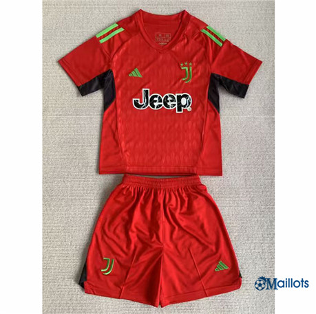 Maillot foot Juventus Enfant Maillot football Gardien de but Rouge 2023-2024 OM3353